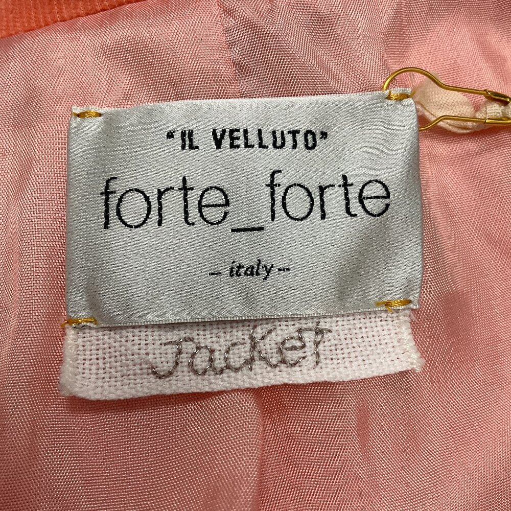 forte_forte Pamplemousse 2024 Matte Corduroy Jacket and Chino Pants Suit Set - Picture 4 of 7